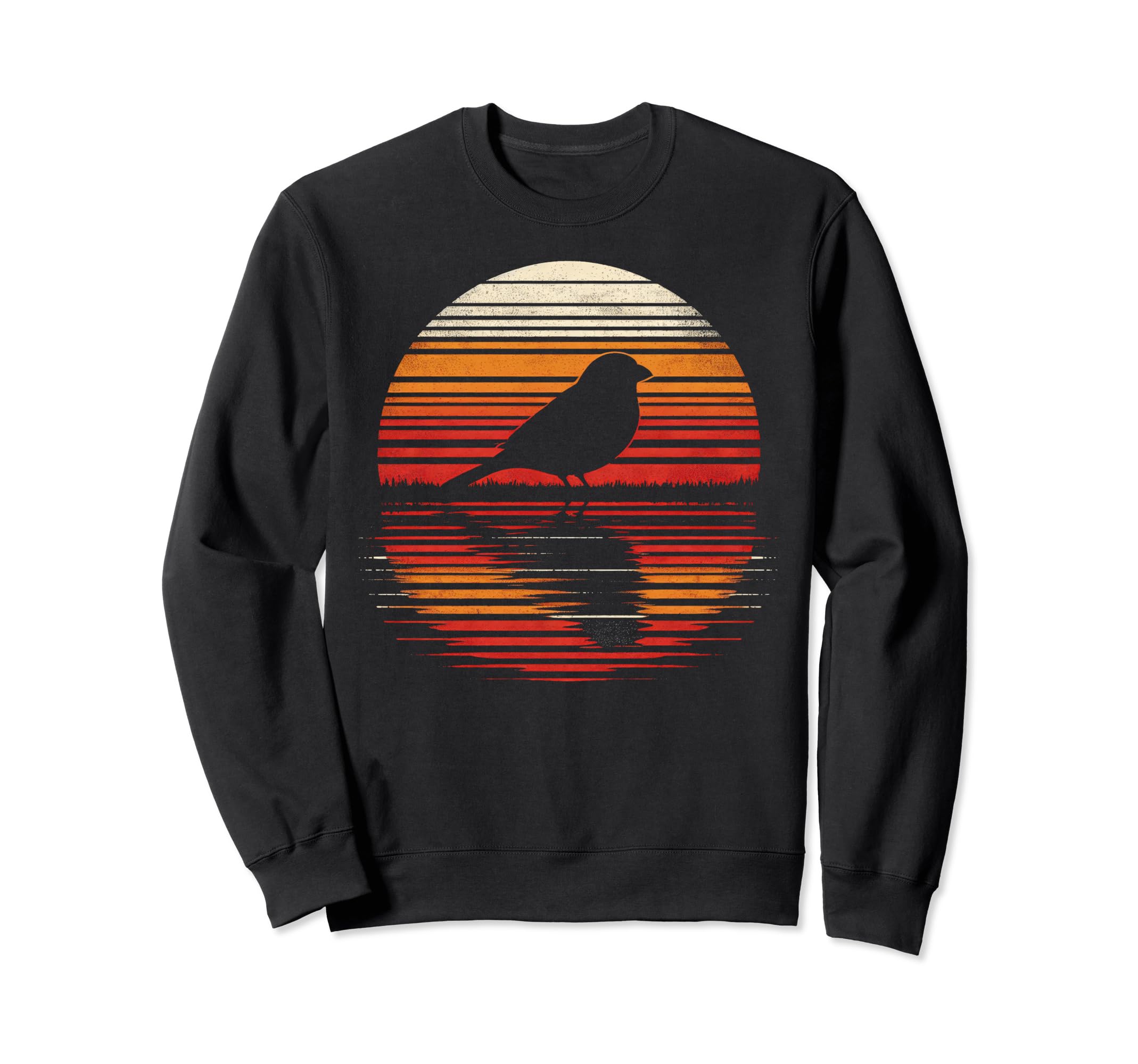 Grosbeak Bird Sunset Safari 70S Sweatshirt - Fun Novelty Design Men Women - T-Shirt, Sweatshirt, Hoodie
