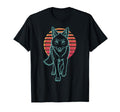 Coyote Lover Animal Synthwave 80S T-Shirt - Minimalist Print for Adults - T-Shirt, Sweatshirt, Hoodie