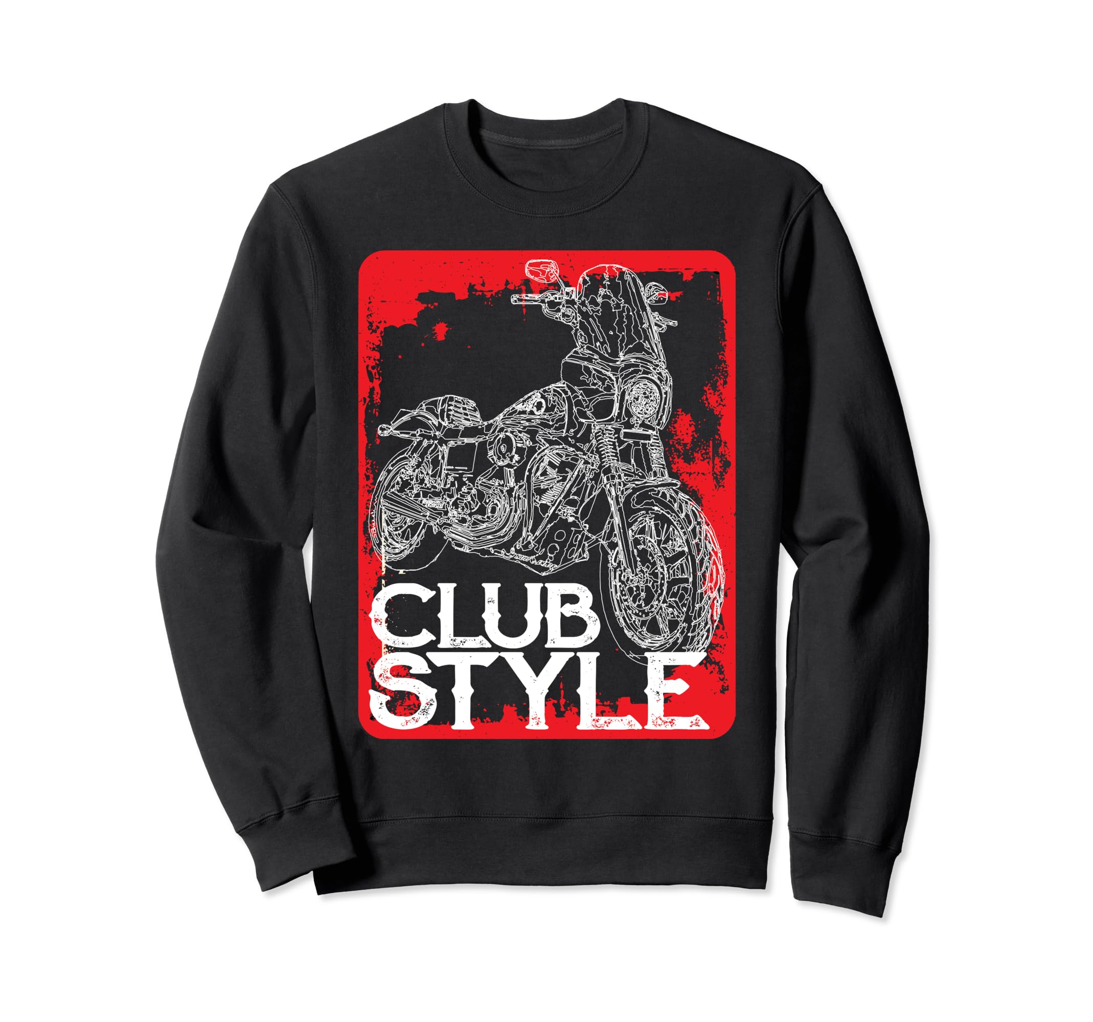 Motorcycle Lover Club Motorcycle Sweatshirt - Fun Novelty Design Unisex - T-Shirt, Sweatshirt, Hoodie