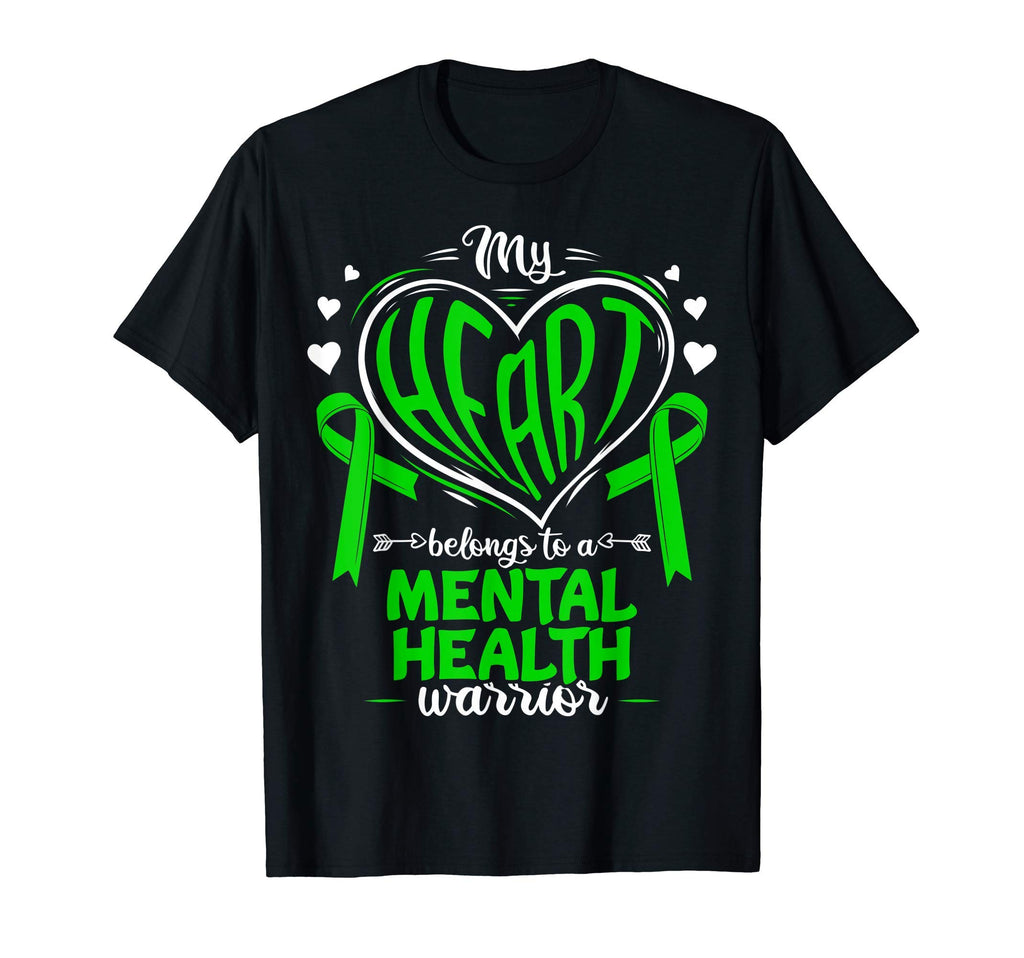 My Heart Belongs To Mental Health T-Shirt - Aesthetic Graphic for Adults - T-Shirt, Sweatshirt, Hoodie