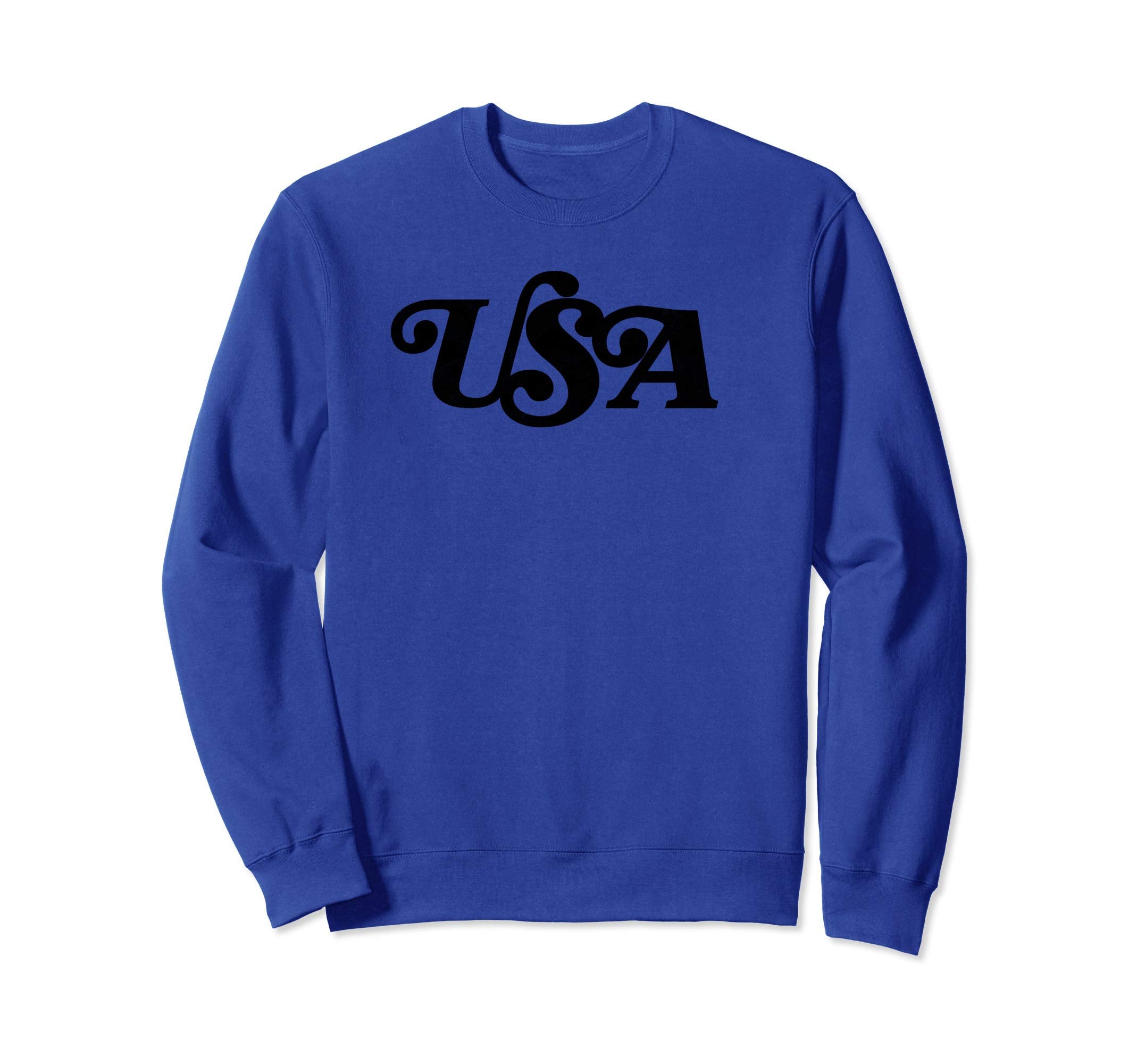 Usa Typography Patriotic 4Th July Sweatshirt - Graphic Print for Adults - T-Shirt, Sweatshirt, Hoodie