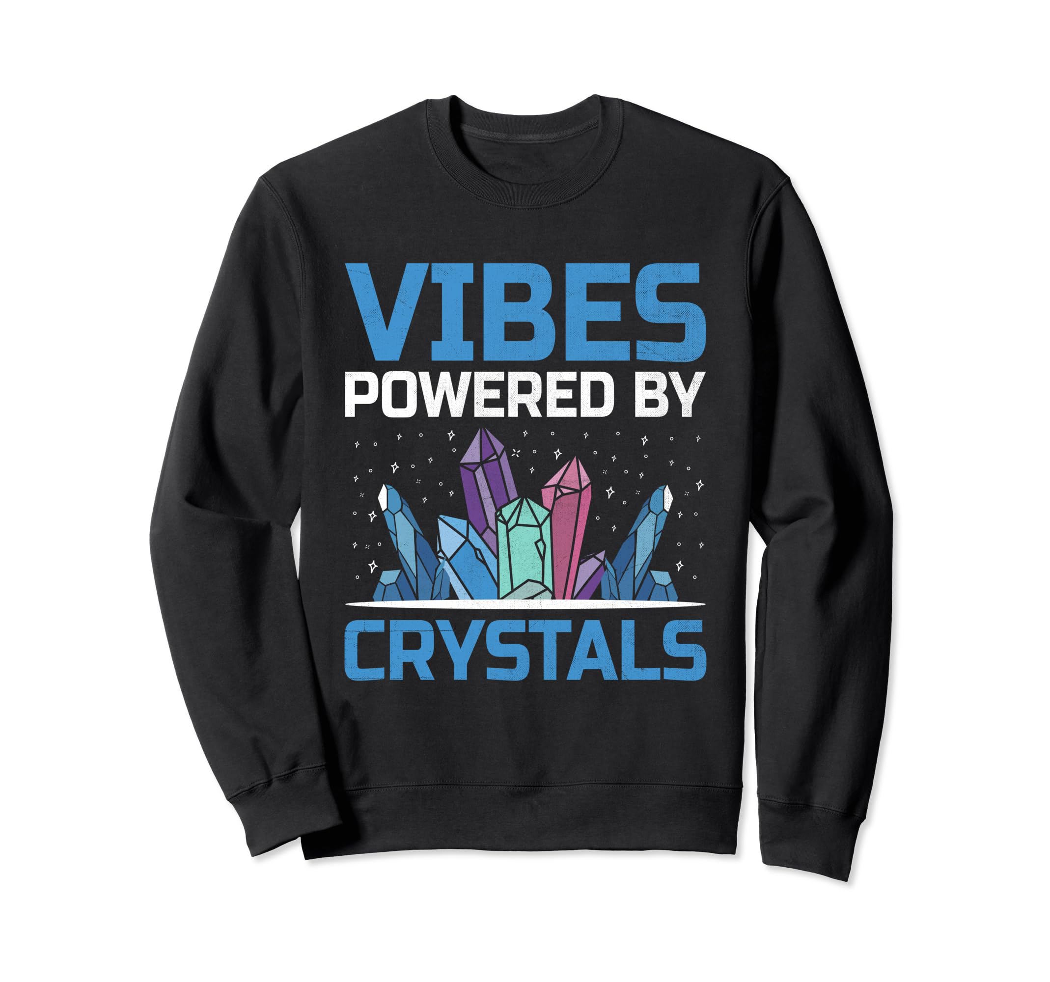 Spiritual Crystal Stones Healing Sweatshirt - Novelty Apparel for Adults - T-Shirt, Sweatshirt, Hoodie