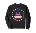 Patriotic Yoga Pose American Flag 4Th Sweatshirt - Graphic Print Unisex - T-Shirt, Sweatshirt, Hoodie
