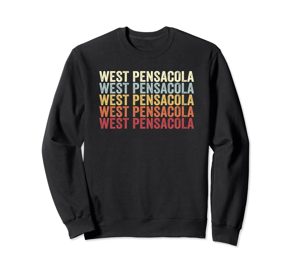 West Pensacola Florida West Sweatshirt - Minimalist Print Men Women - T-Shirt, Sweatshirt, Hoodie