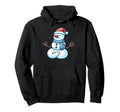 Meditation Snowman Yoga Pose Relaxing Hoodie - Unique Graphic for Adults - T-Shirt, Sweatshirt, Hoodie