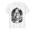Funny Cat Western Ufo Cowboy Cat T-Shirt - Minimalist Print Men Women - T-Shirt, Sweatshirt, Hoodie