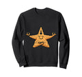 Meditation Starfish Yoga Pose Sweatshirt - Aesthetic Graphic Men Women - T-Shirt, Sweatshirt, Hoodie