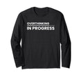 Overthinking Progress Introvert T-Shirt - Aesthetic Graphic for Adults - T-Shirt, Sweatshirt, Hoodie
