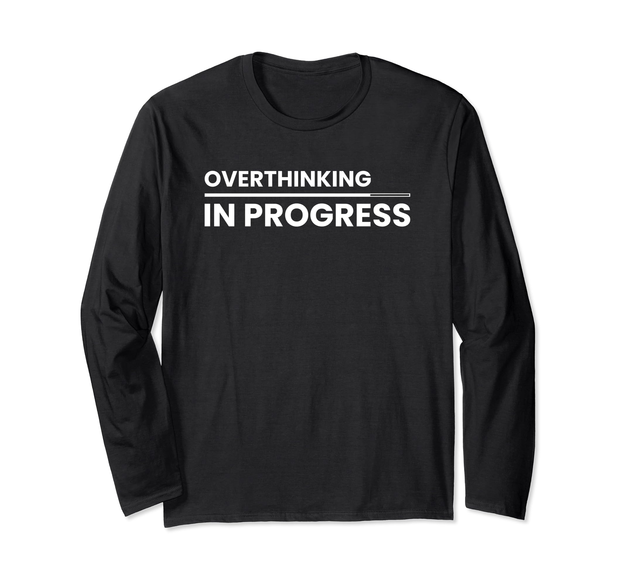 Overthinking Progress Introvert T-Shirt - Aesthetic Graphic for Adults - T-Shirt, Sweatshirt, Hoodie