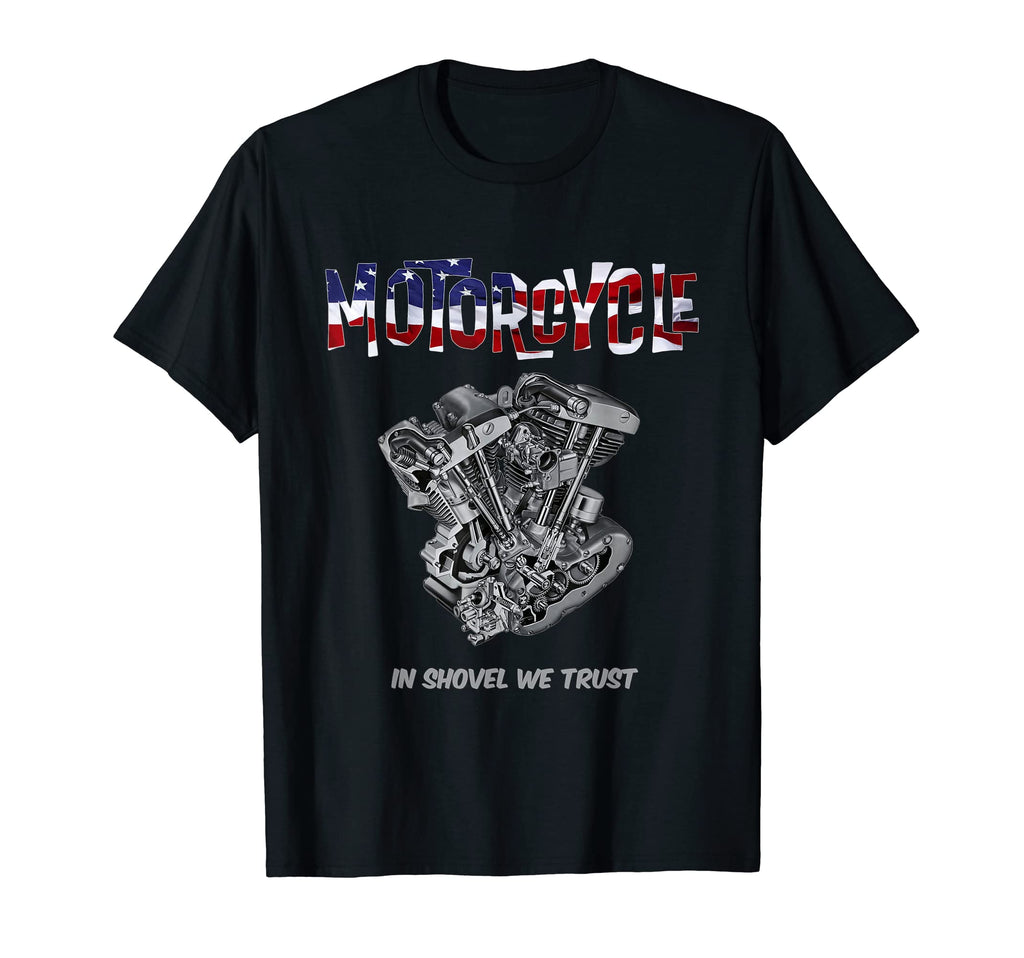 Hd Shovelhead V Twin Cutaway Usa Flag T-Shirt - Streetwear Style Men Women - T-Shirt, Sweatshirt, Hoodie