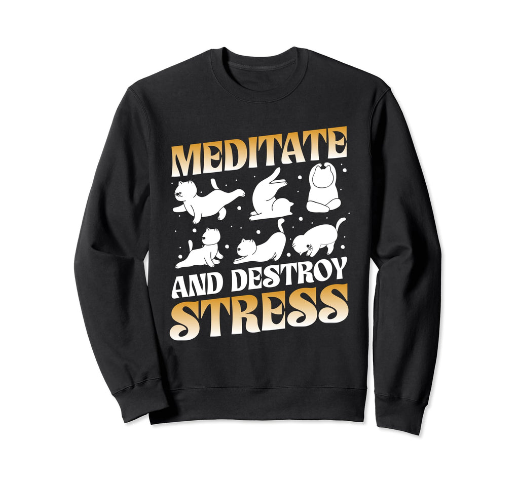 Meditation Yoga Spiritual Peace Sweatshirt - Novelty Apparel Men Women - T-Shirt, Sweatshirt, Hoodie