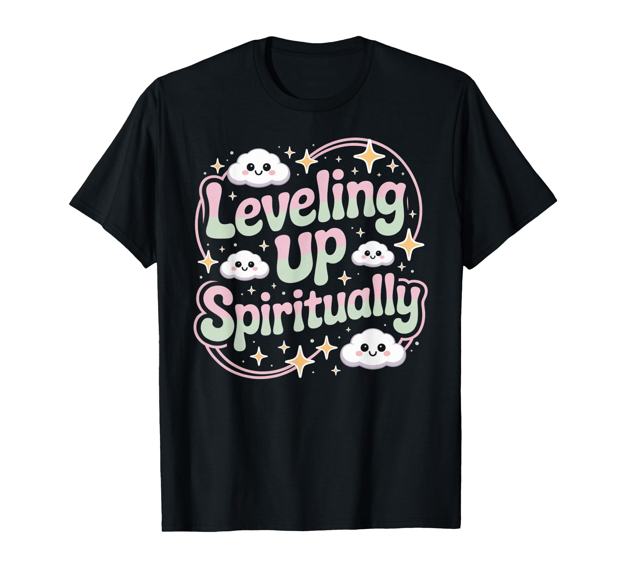 Leveling Up Spiritually Mindfulness T-Shirt - Streetwear Style for Adults - T-Shirt, Sweatshirt, Hoodie