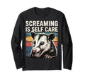 Opossum Therapeutic Screaming Hoodie - Casual Everyday Wear for Adults - T-Shirt, Sweatshirt, Hoodie