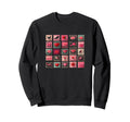 Valentines Romantic Stamp Roses Sweatshirt - Custom Art Print for Adults - T-Shirt, Sweatshirt, Hoodie