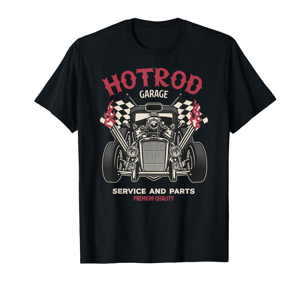 Hotrod Custom Car American Car T-Shirt - Novelty Apparel Unisex - T-Shirt, Sweatshirt, Hoodie