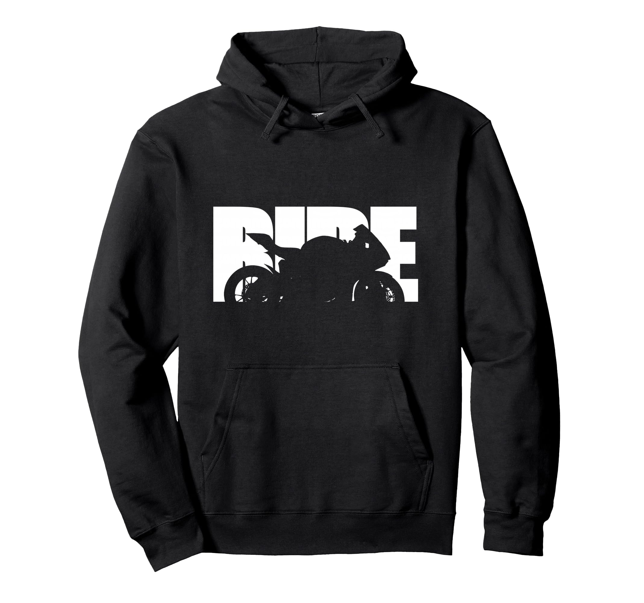 Bike Motorcyclist Motorcycle Rider Hoodie - Fun Novelty Design for Adults - T-Shirt, Sweatshirt, Hoodie