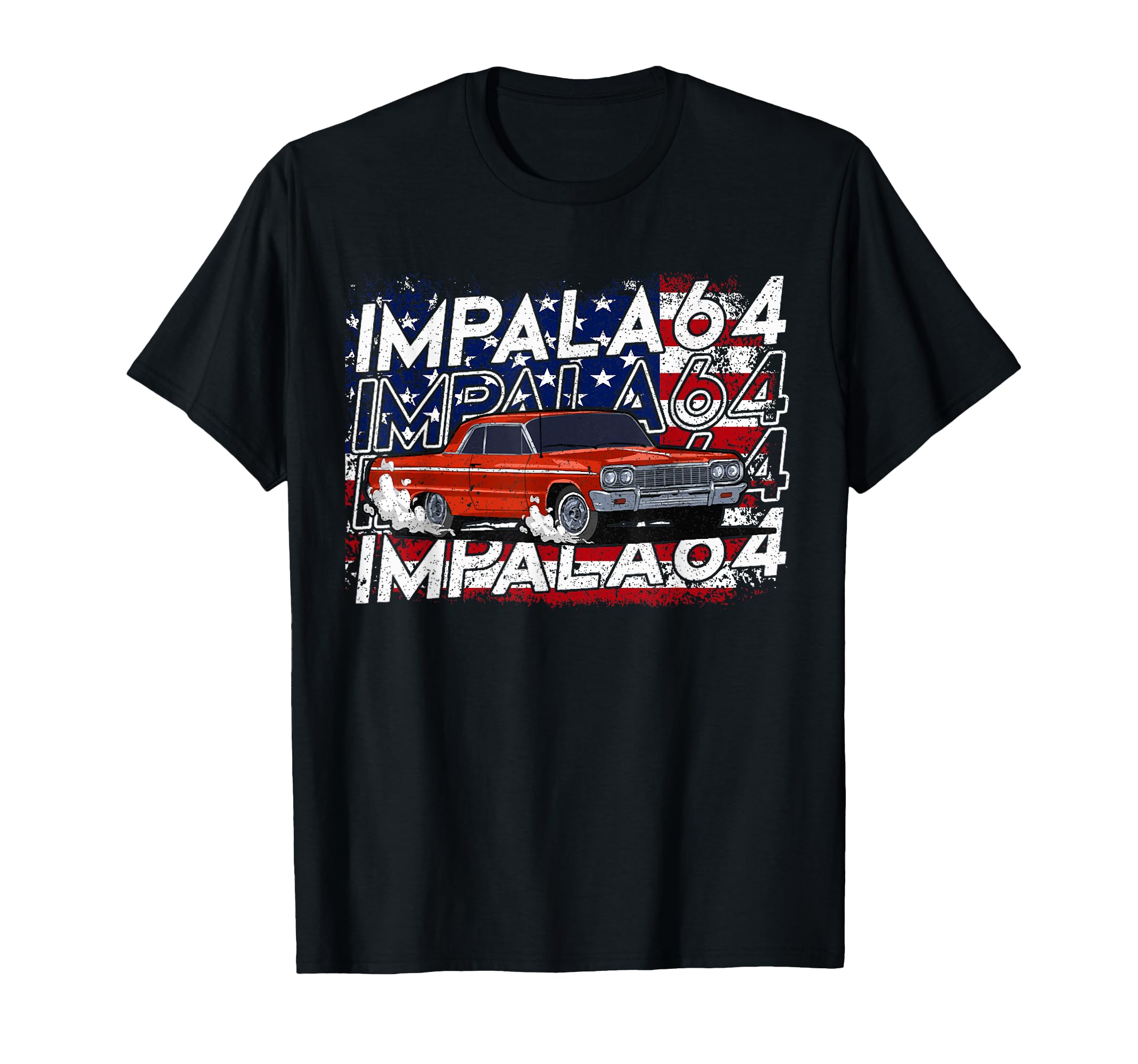 1964 64 Impala Old School Muscle Car Hot T-Shirt - Streetwear Style Unisex - T-Shirt, Sweatshirt, Hoodie