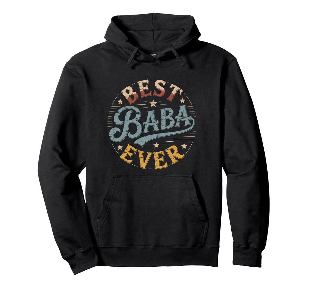 Best Baba Ever Sunset Arabic Father Hoodie - Aesthetic Graphic for Adults - T-Shirt, Sweatshirt, Hoodie