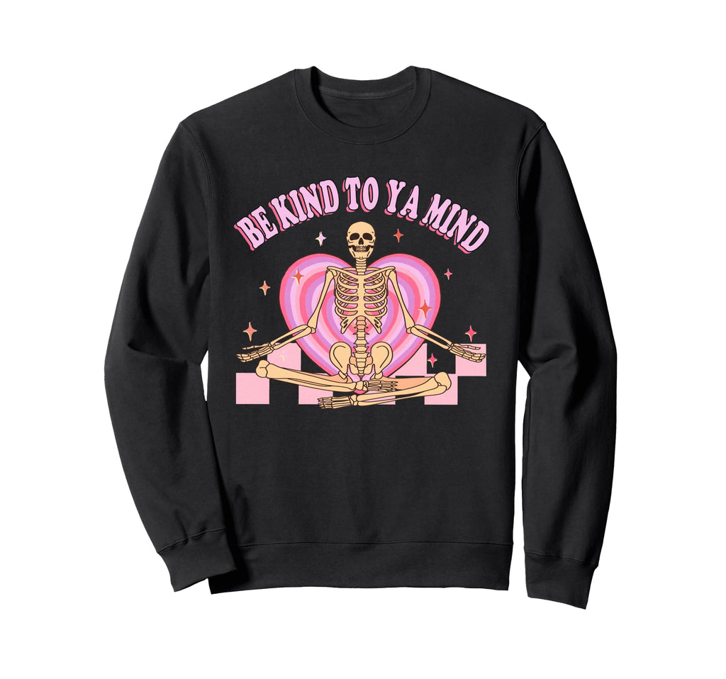 Funny Skeleton Meditation Sweatshirt - Fun Novelty Design Unisex - T-Shirt, Sweatshirt, Hoodie