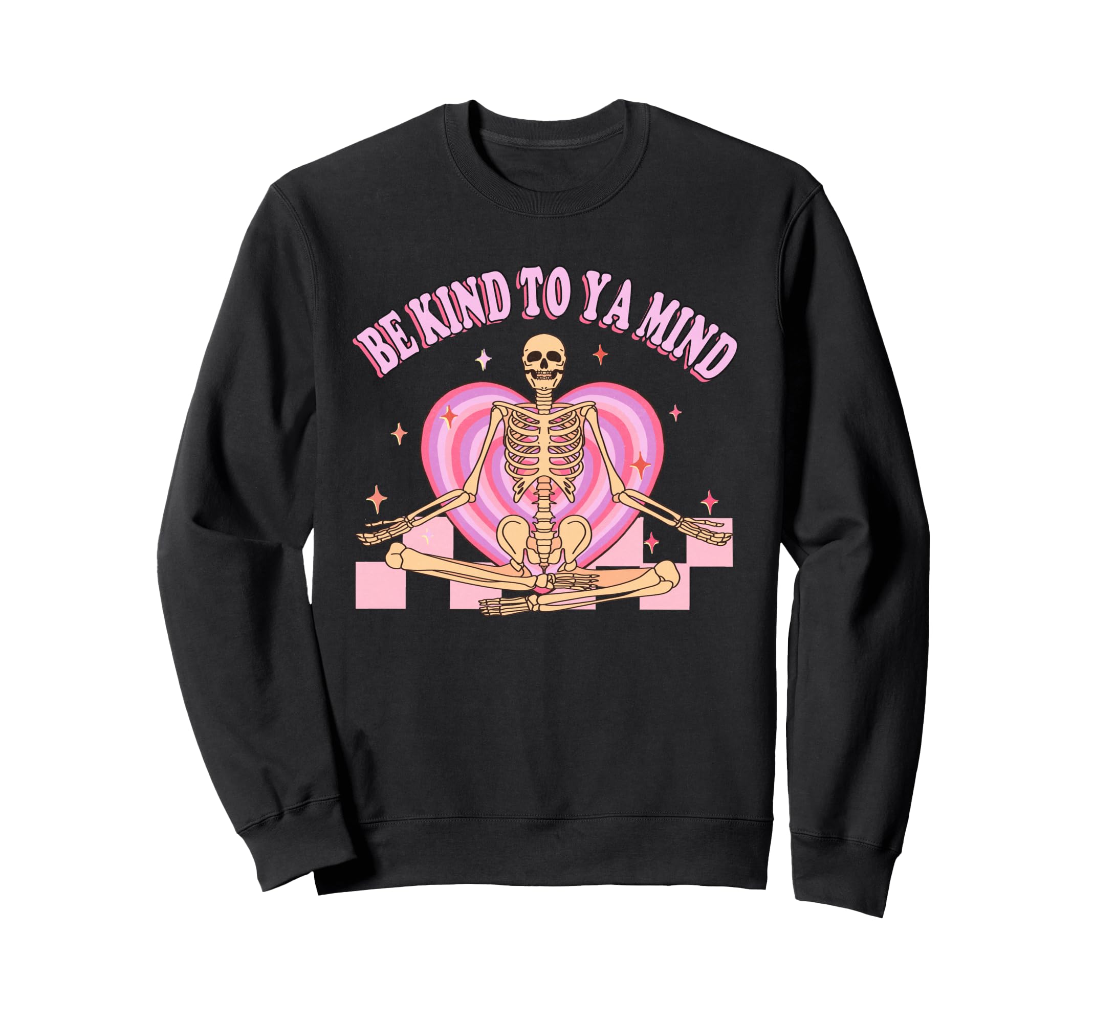 Funny Skeleton Meditation Sweatshirt - Fun Novelty Design Unisex - T-Shirt, Sweatshirt, Hoodie