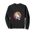 Sunset Owl Geometric Art Sweatshirt - Unique Graphic Unisex - T-Shirt, Sweatshirt, Hoodie