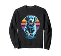 Synthwave Golden Retriever Sunset Sweatshirt - Graphic Print Unisex - T-Shirt, Sweatshirt, Hoodie