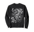 Traditional Tattoo Tiger Old School Sweatshirt - Minimalist Print Unisex - T-Shirt, Sweatshirt, Hoodie