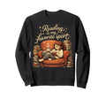 Reading Is My Favorite Sport Book Sweatshirt - Graphic Print for Adults - T-Shirt, Sweatshirt, Hoodie
