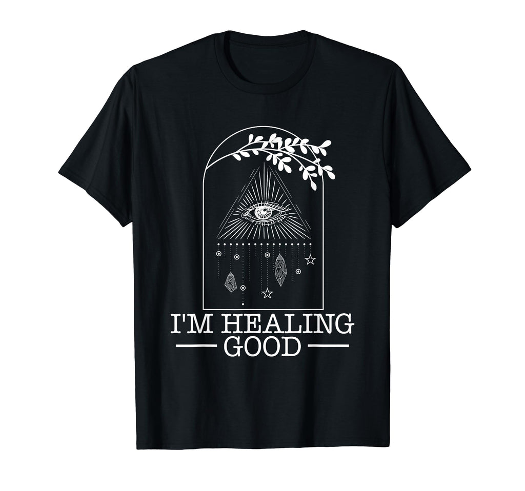 Funny Gemstone Chakra Healer Spiritual T-Shirt - Graphic Print Unisex - T-Shirt, Sweatshirt, Hoodie
