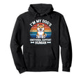 Im My Dogs Emotional Support Human Hoodie - Custom Art Print Men Women - T-Shirt, Sweatshirt, Hoodie