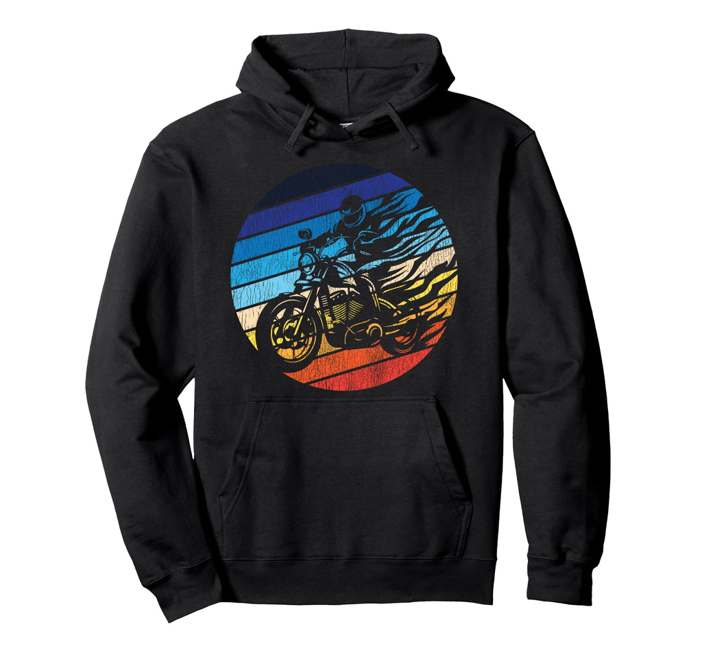 Motorcycle Biker Hoodie - Unique Graphic Unisex - T-Shirt, Sweatshirt, Hoodie