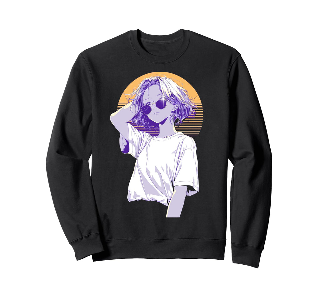 Anime Aesthetic Art Sweatshirt - Fun Novelty Design Unisex - T-Shirt, Sweatshirt, Hoodie
