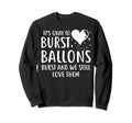Balloons Burst Depression Mental Sweatshirt - Minimalist Print Men Women - T-Shirt, Sweatshirt, Hoodie