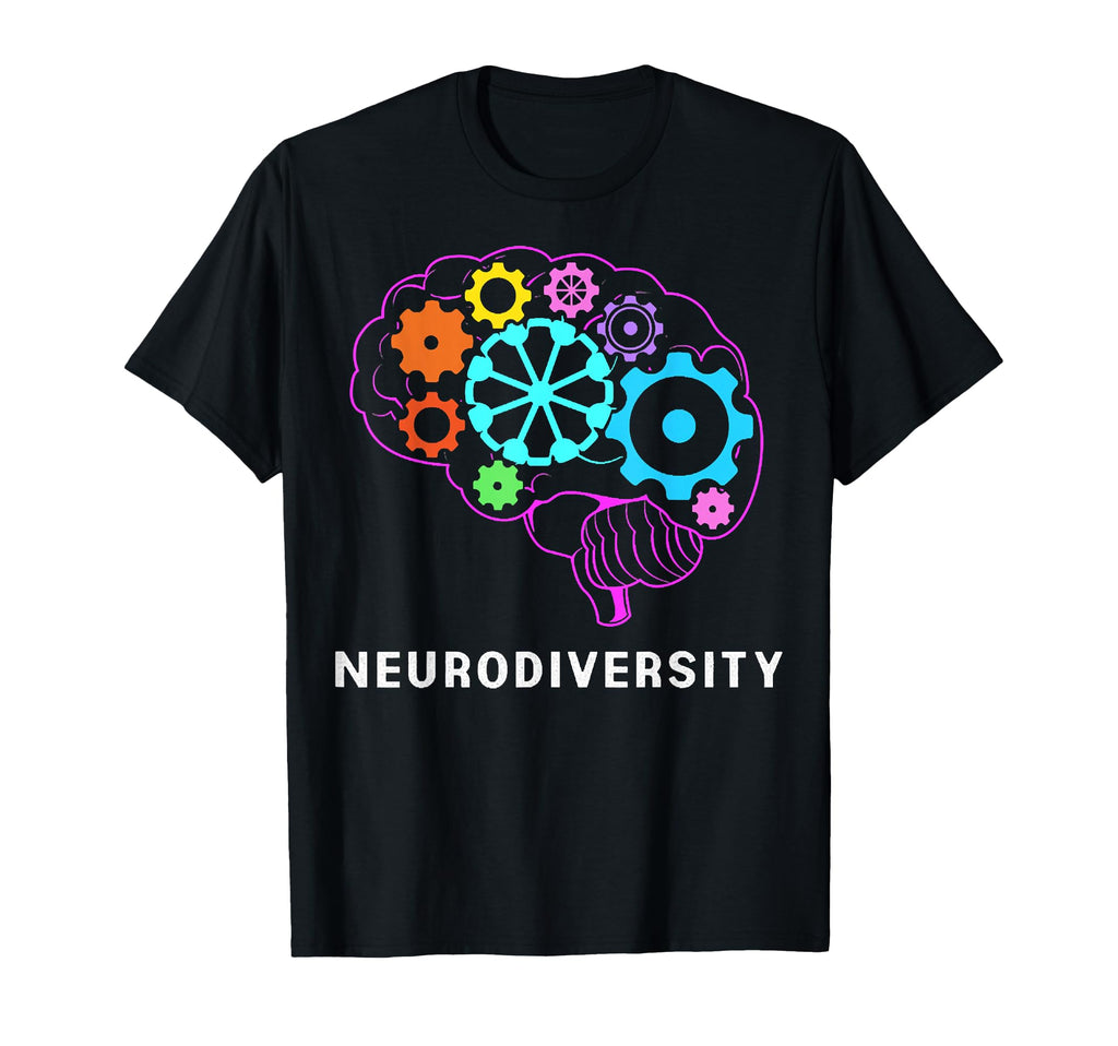 Neurodiversity Brain Adhd Autism Autism T-Shirt - Custom Art Print Unisex - T-Shirt, Sweatshirt, Hoodie