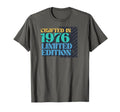 Born 1976 Birthday Typography T-Shirt - Unique Graphic Unisex - T-Shirt, Sweatshirt, Hoodie