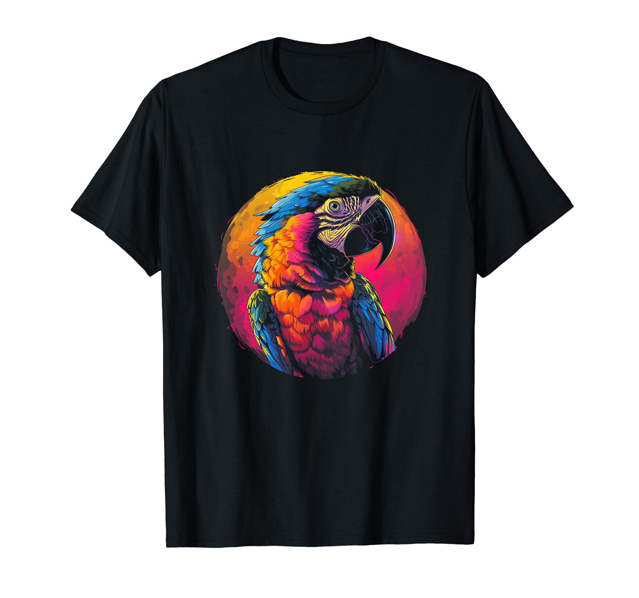 Parrot Vaporwave Aesthetic Synthwave T-Shirt - Streetwear Style Men Women - T-Shirt, Sweatshirt, Hoodie