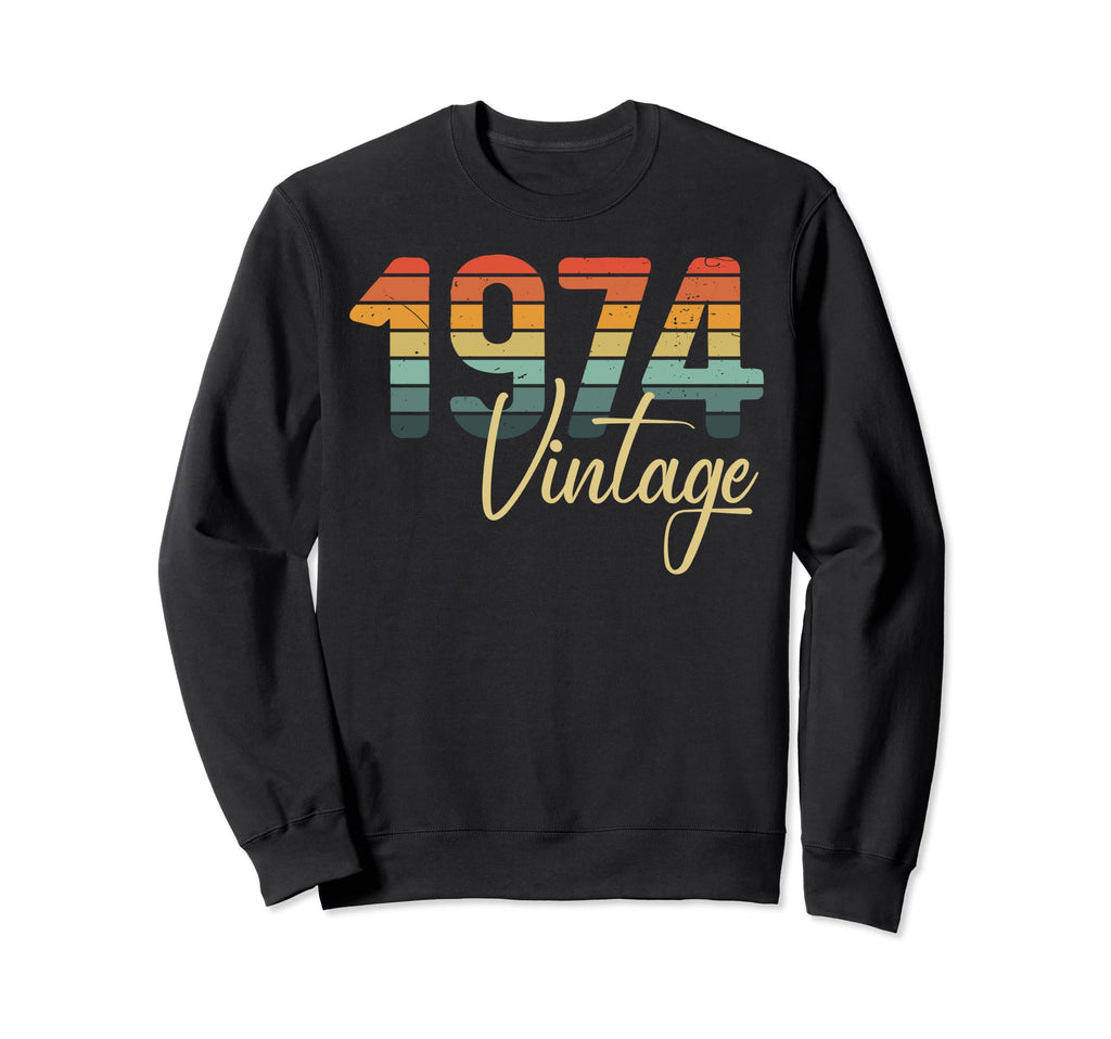 1974 All Original Parts B Day Sunset Sweatshirt - Trendy Graphic for Adults - T-Shirt, Sweatshirt, Hoodie