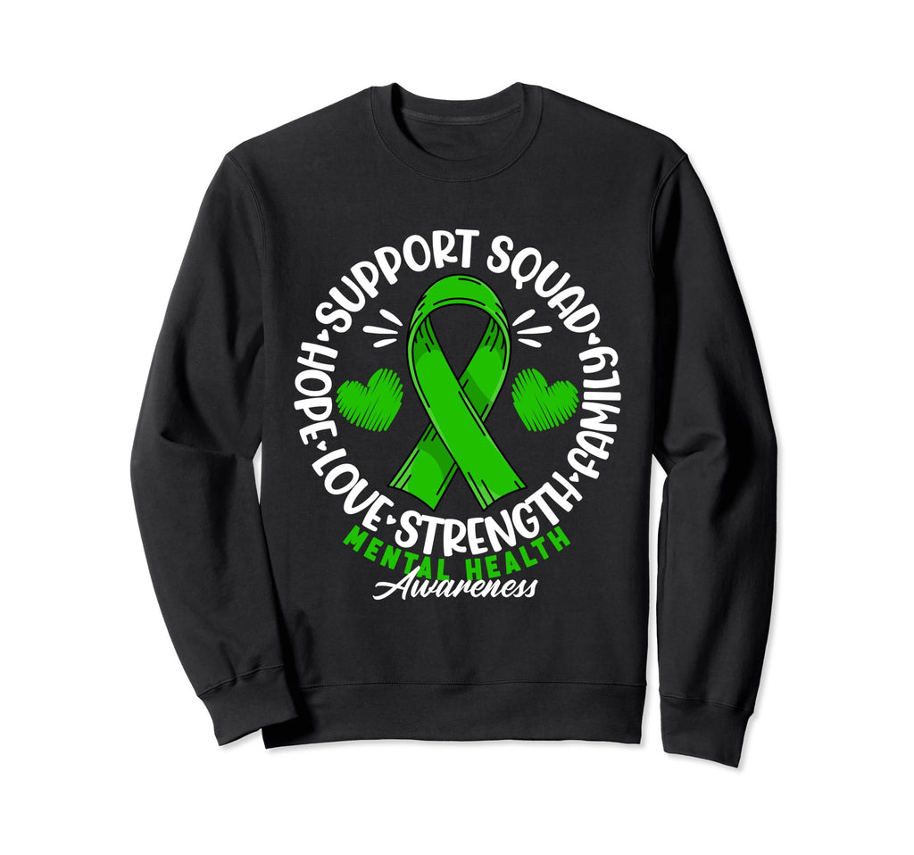 Support Awareness Squad I Sweatshirt - Minimalist Print Men Women - T-Shirt, Sweatshirt, Hoodie