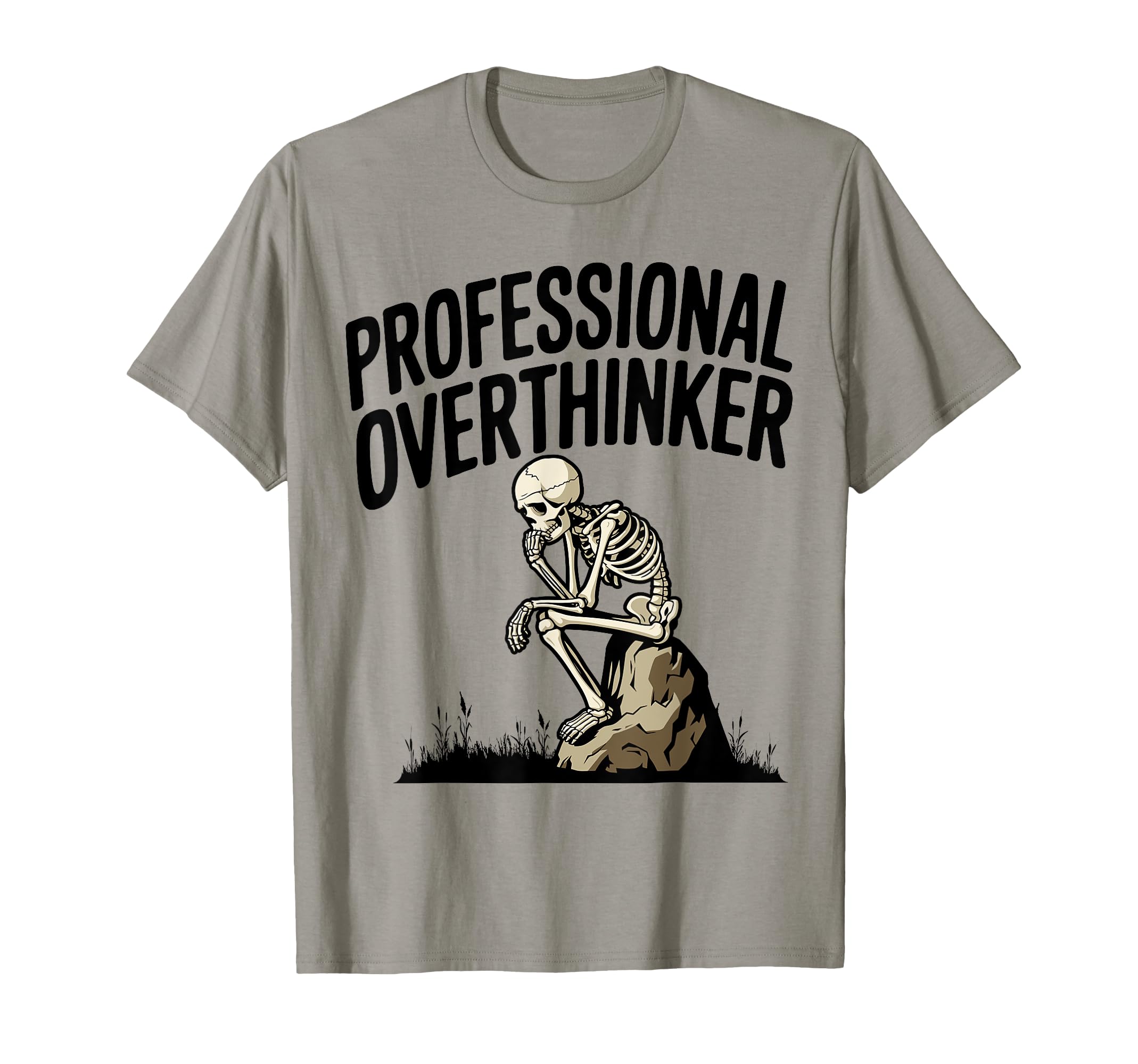 Professional Overthinker Anxiety Mental T-Shirt - Unique Graphic Men Women - T-Shirt, Sweatshirt, Hoodie