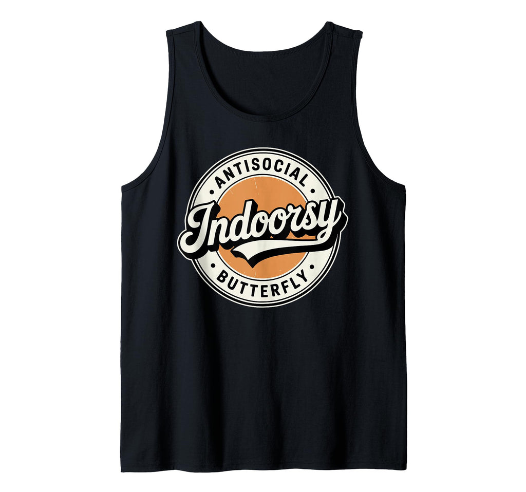Indoorsy Antisocial Butterfly Antisocial Hoodie - Graphic Print for Adults - T-Shirt, Sweatshirt, Hoodie