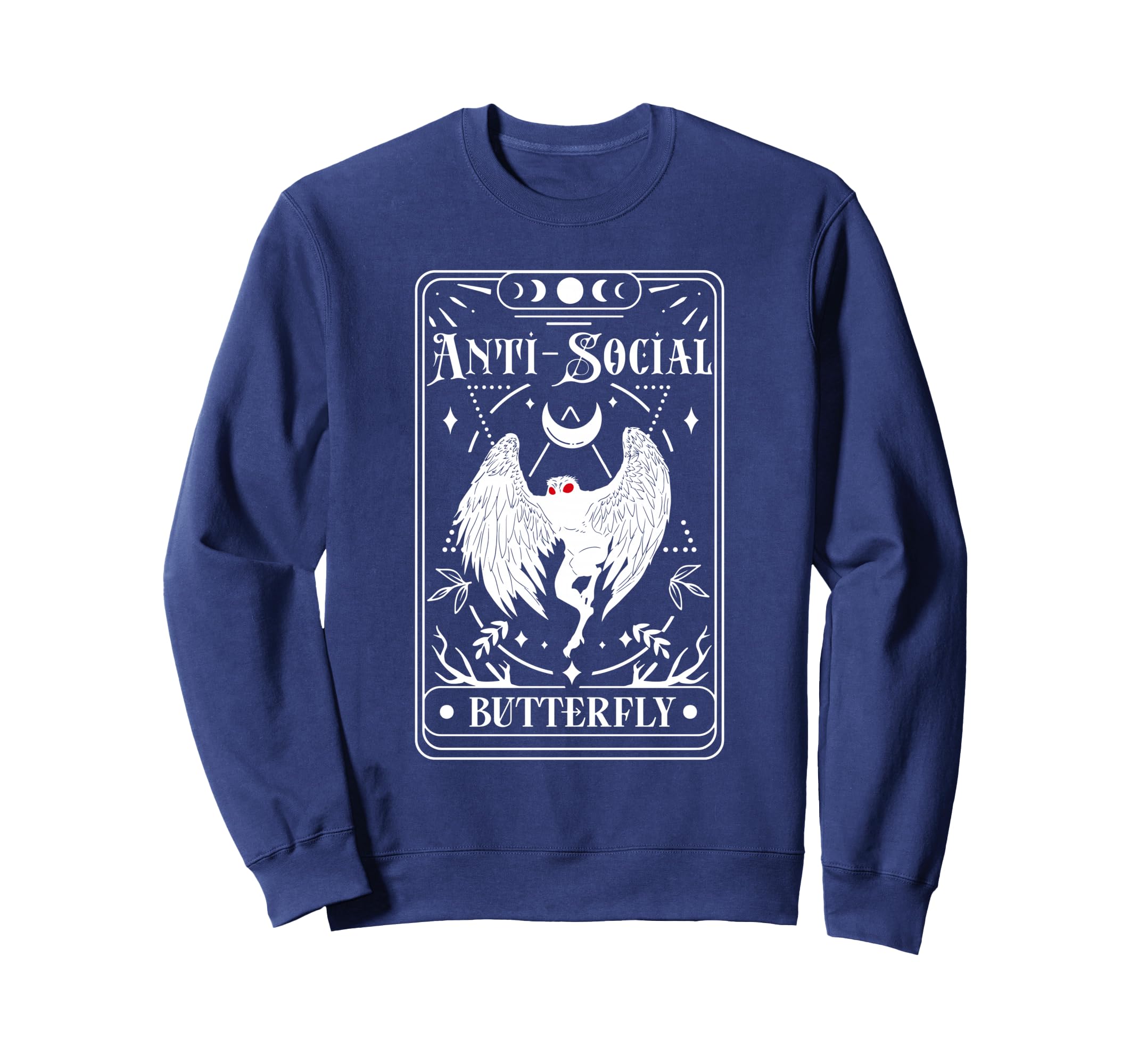 Introvert Emporium Mothman Tarot Card Sweatshirt - Streetwear Style Unisex - T-Shirt, Sweatshirt, Hoodie
