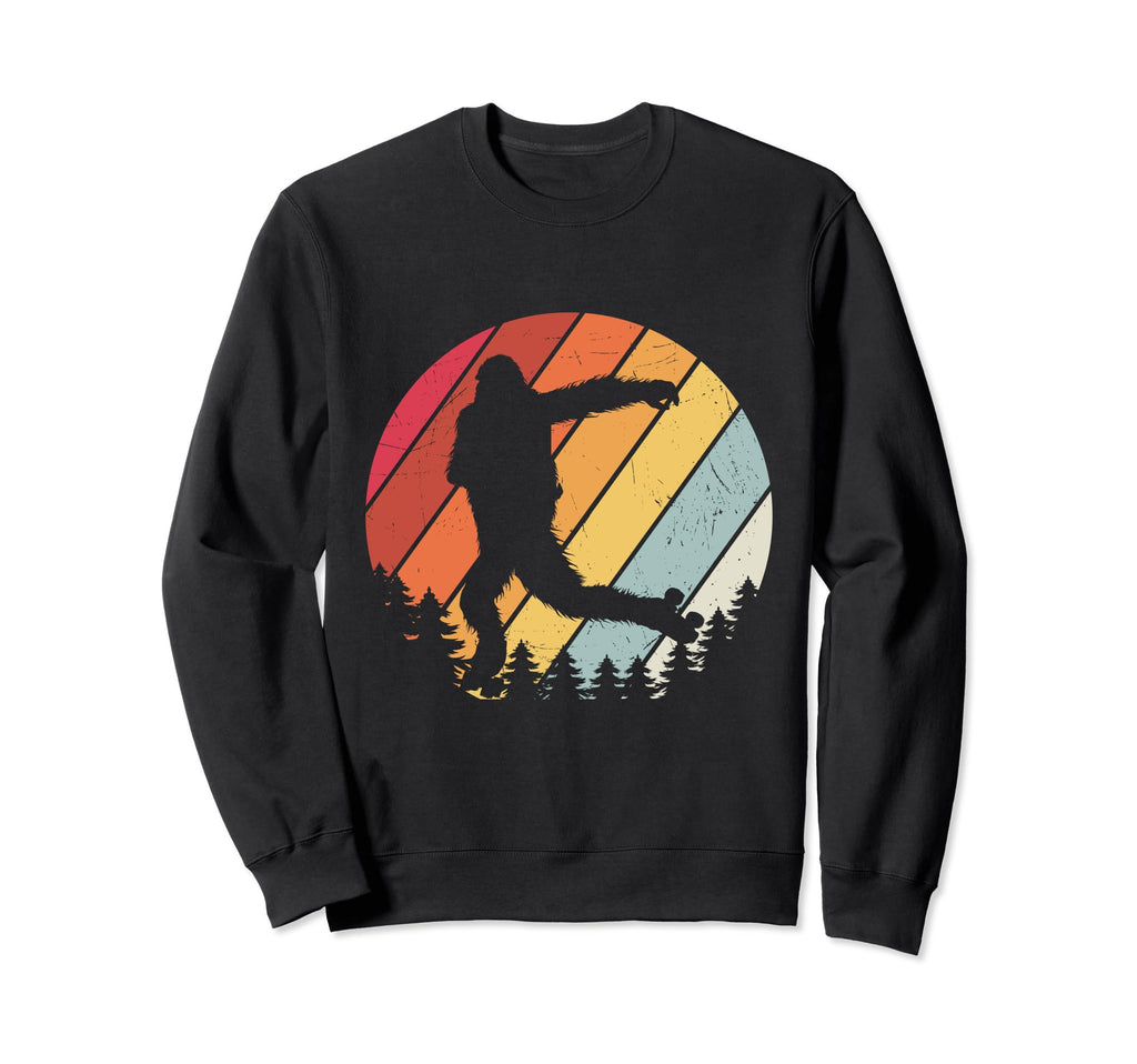 Bigfoot Roller Skates Fun Sweatshirt - Casual Everyday Wear Men Women - T-Shirt, Sweatshirt, Hoodie