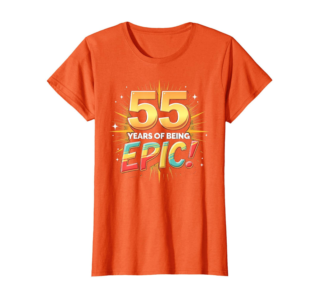 55 Years Epic Birthday Gift Celebration T-Shirt - Custom Art Print Unisex - T-Shirt, Sweatshirt, Hoodie