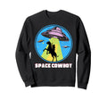 Cowboy Alien Spaceship Abduction Sweatshirt - Custom Art Print Unisex - T-Shirt, Sweatshirt, Hoodie