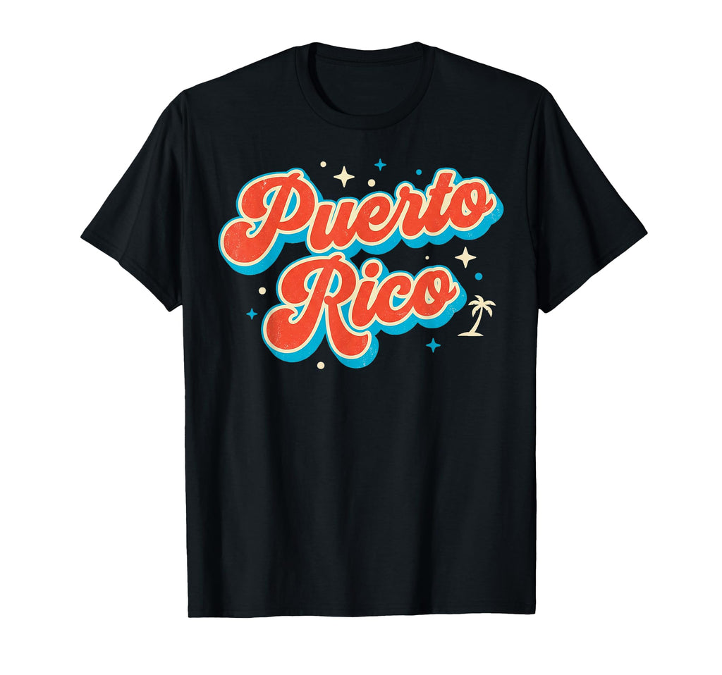 Puerto Rico Typography Illustration T-Shirt - Streetwear Style for Adults - T-Shirt, Sweatshirt, Hoodie