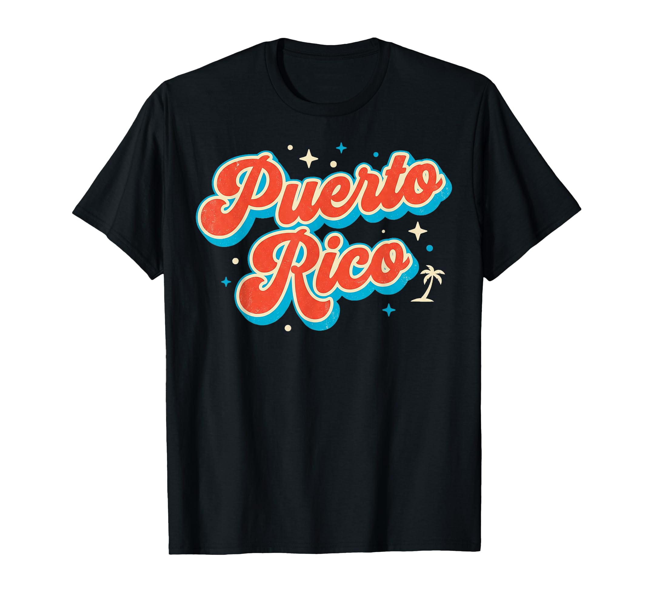 Puerto Rico Typography Illustration T-Shirt - Streetwear Style for Adults - T-Shirt, Sweatshirt, Hoodie