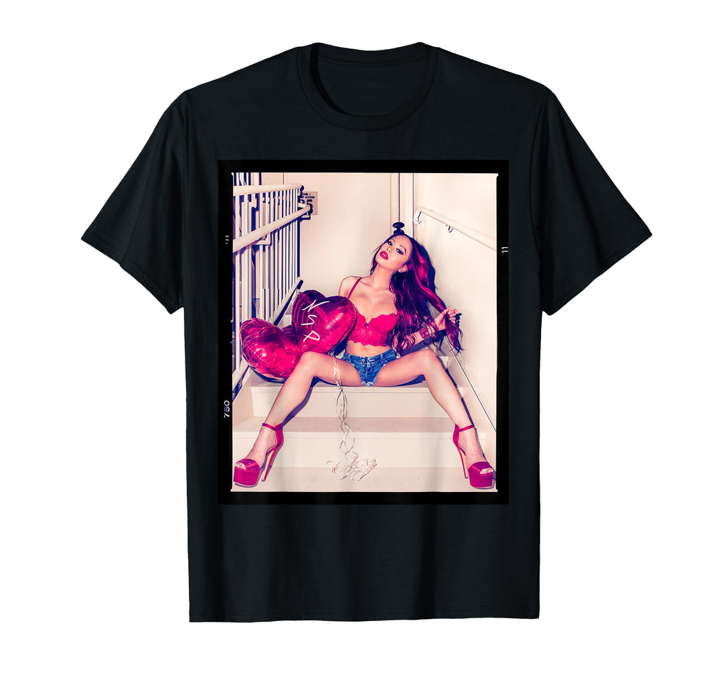 Sexy Asian Pinup Balloons T-Shirt - Trendy Graphic Unisex - T-Shirt, Sweatshirt, Hoodie