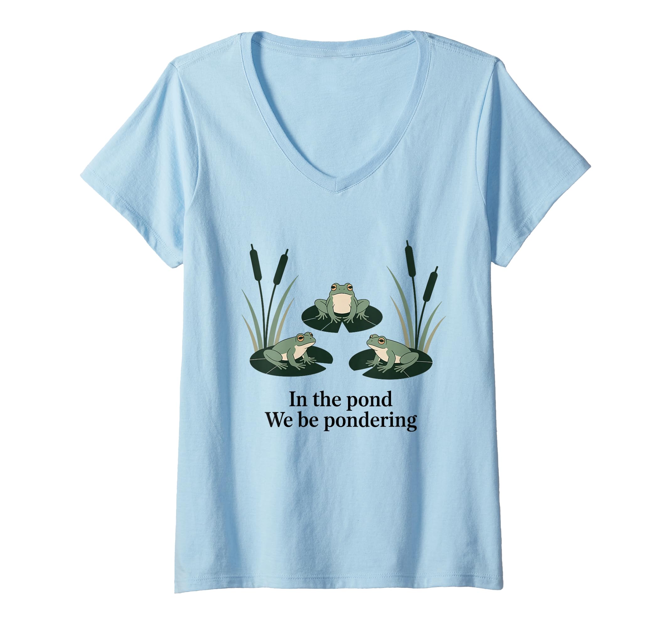 Womens Pond We Be Pondering Funny T-Shirt - Aesthetic Graphic for Adults - T-Shirt, Sweatshirt, Hoodie
