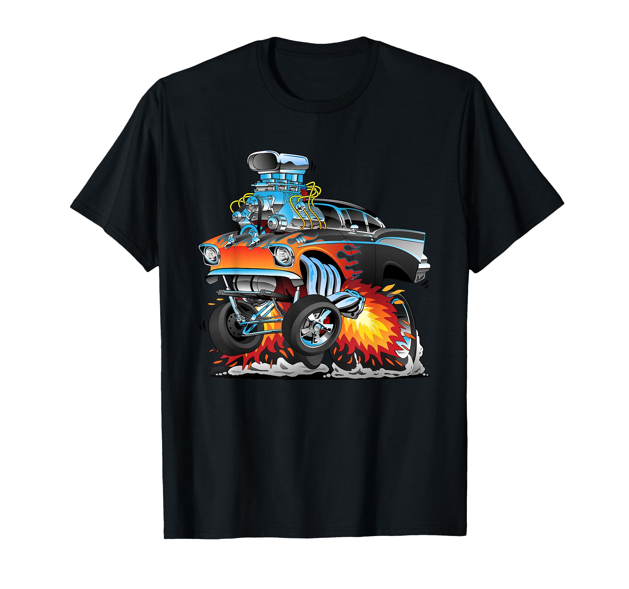 Funny Hotrod Fifties Drag Racing T-Shirt - Novelty Apparel Men Women - T-Shirt, Sweatshirt, Hoodie