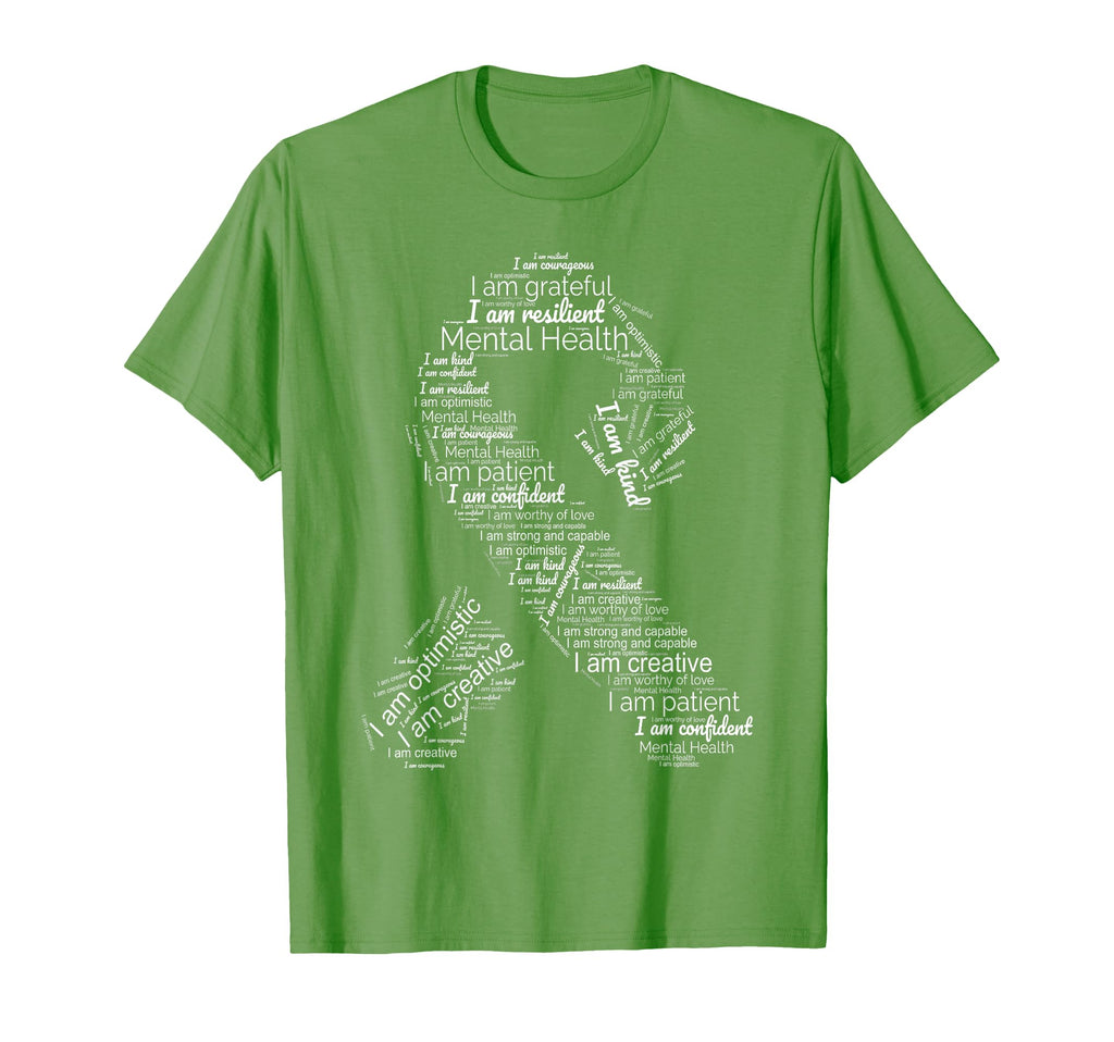 Green Ribbon May Support Mental T-Shirt - Streetwear Style for Adults - T-Shirt, Sweatshirt, Hoodie